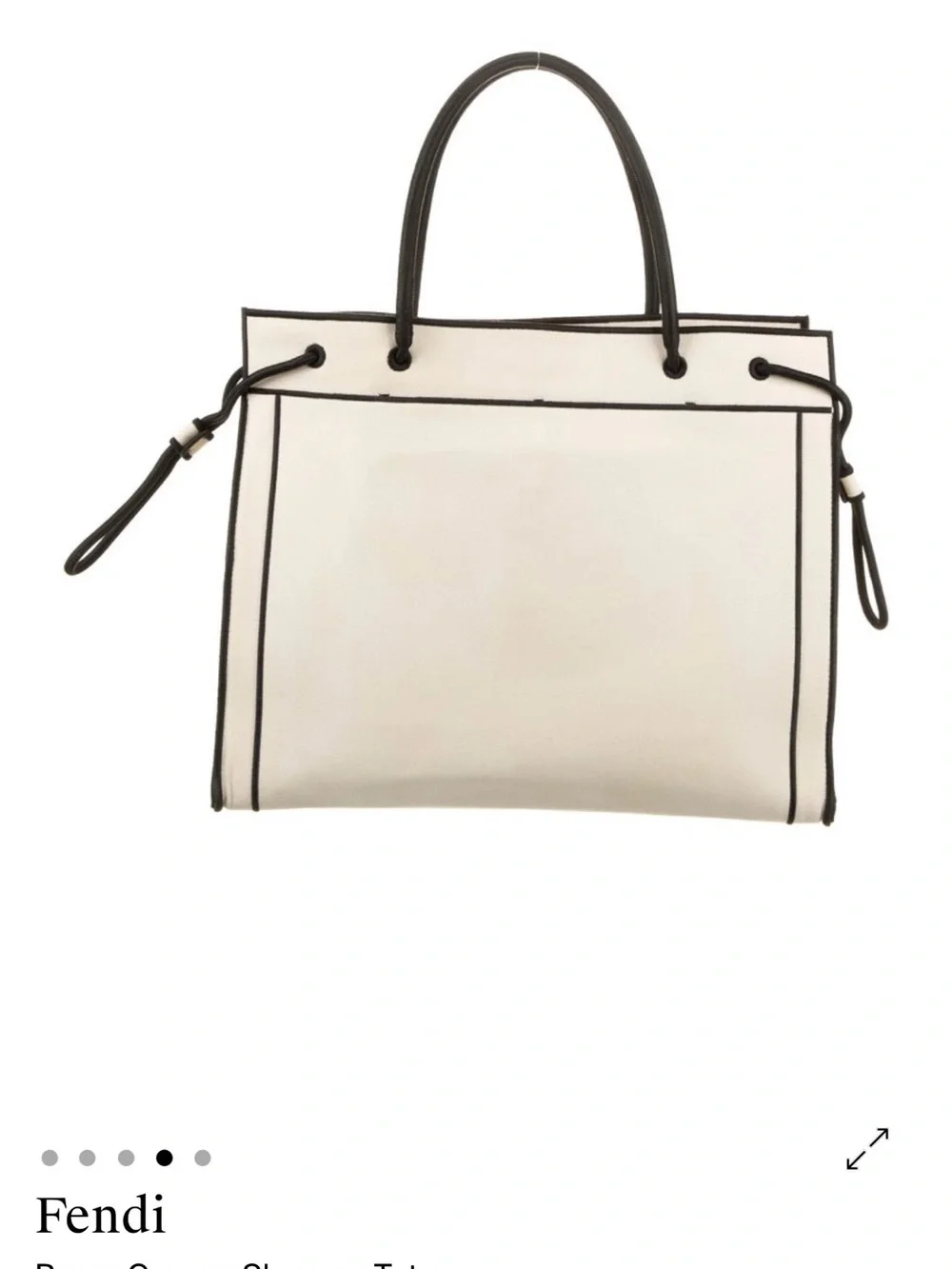 Fendi Roma Canvas Tote